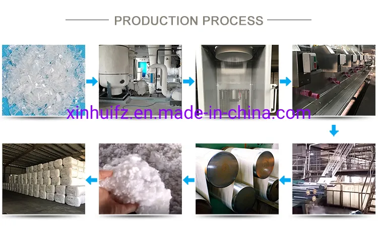 1.2D 1.4D 3D Recycled Polyester Staple Fiber