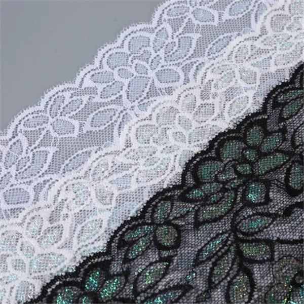 100% High Quality Hot Sale New Design Tricot Lace Elastic Lace for Garments From China Manufacturer 