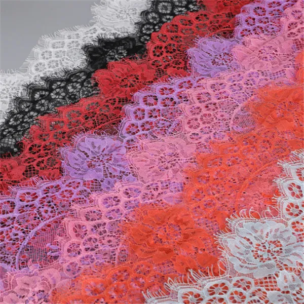 100% High Quality Hot Sale New Design Tricot Lace Elastic Lace for Garments From China Manufacturer 