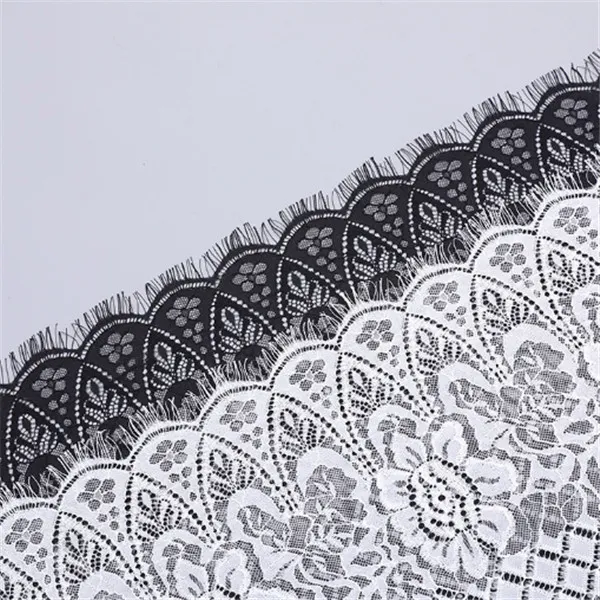 100% High Quality Hot Sale New Design Tricot Lace Elastic Lace for Garments From China Manufacturer 