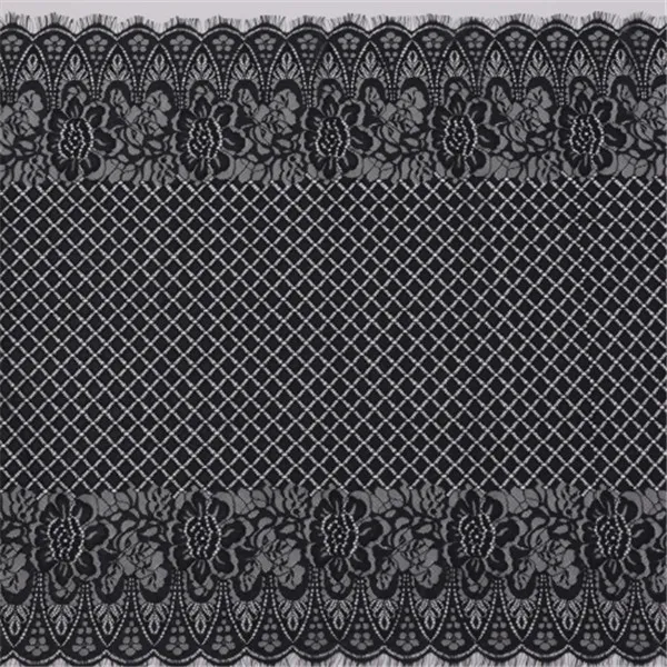 100% High Quality Hot Sale New Design Tricot Lace Elastic Lace for Garments From China Manufacturer 