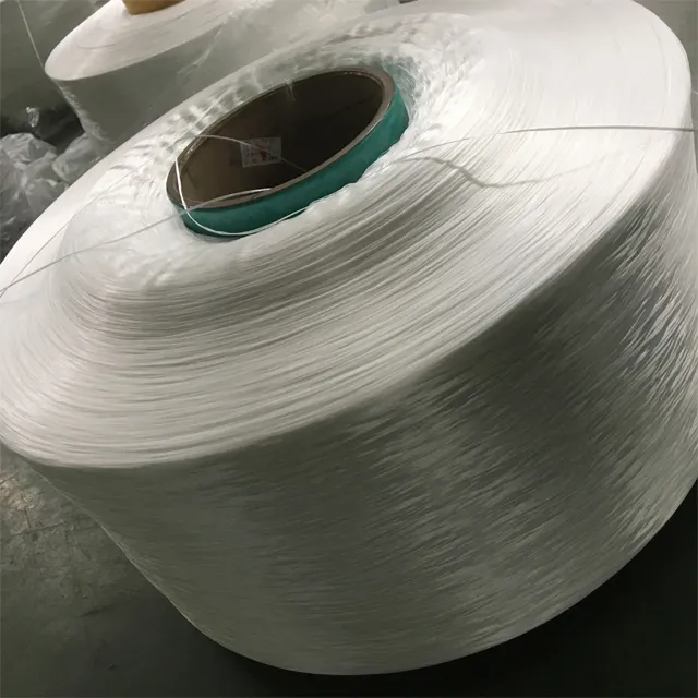 100% Polyester Dope Dyed POY Yarn From 75D/36f--600d/192f