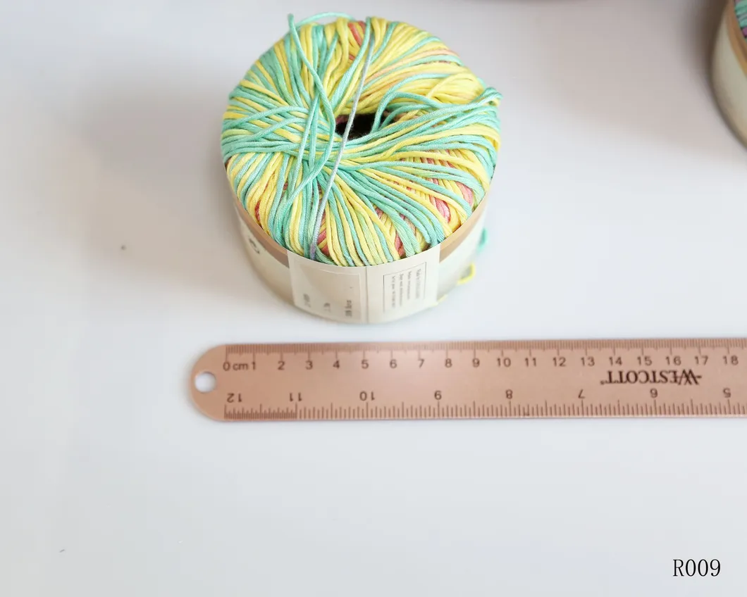 100% Rayon Two Kinds of Segment Dyed Yarn Colors-R009