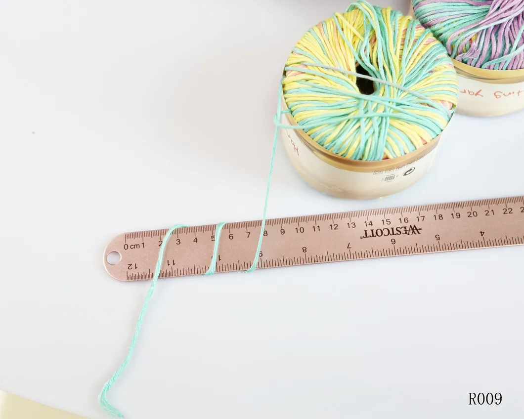 100% Rayon Two Kinds of Segment Dyed Yarn Colors-R009