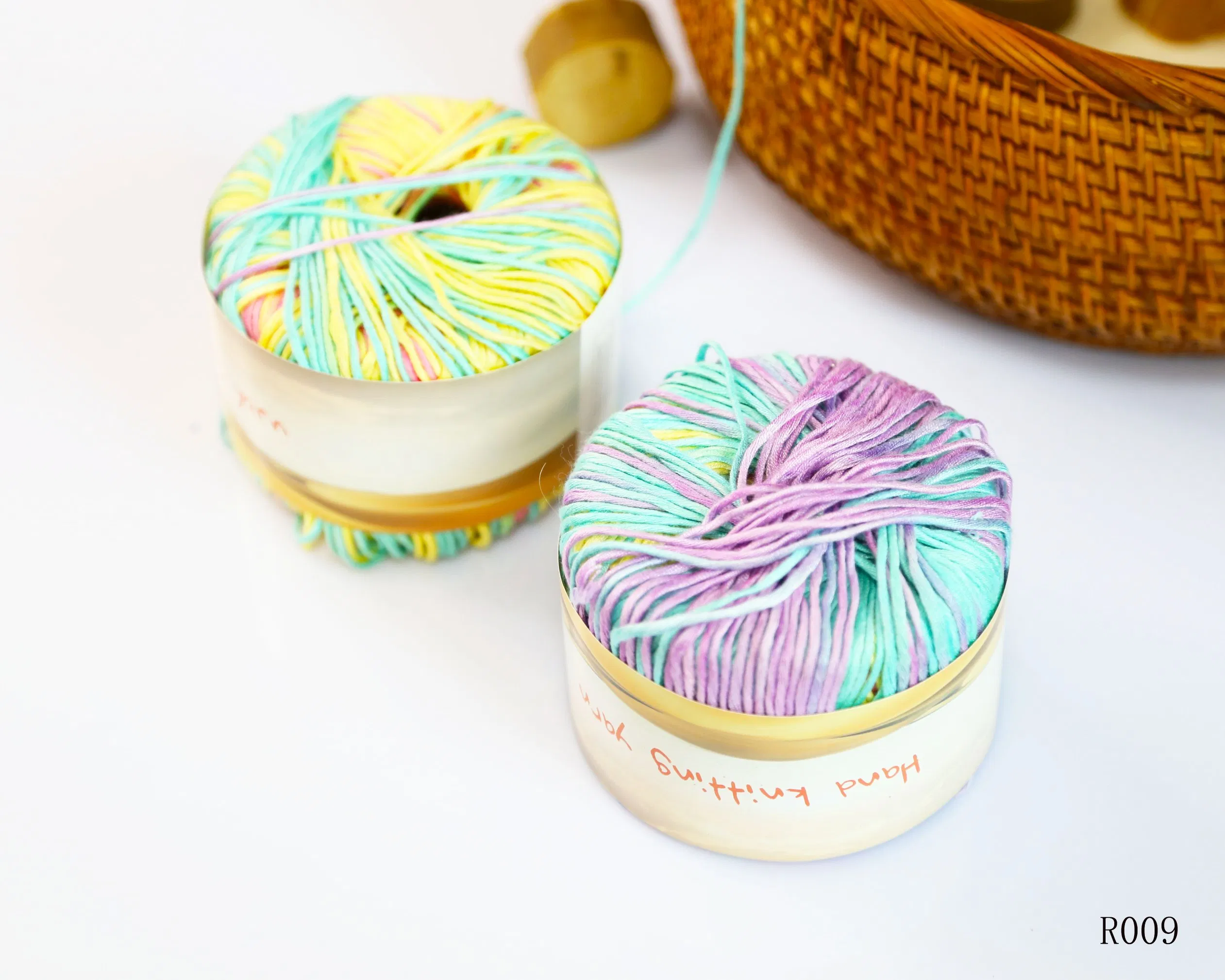 100% Rayon Two Kinds of Segment Dyed Yarn Colors-R009
