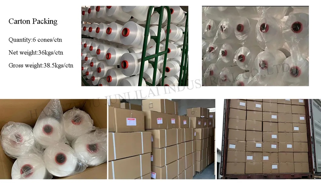 150d/48f/2 Him Polyester DTY with Grs Certificate Recycled Yarn 20/2