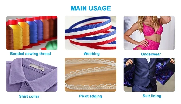 200D 85 Degree Celsius Low Melting Nylon Yarn