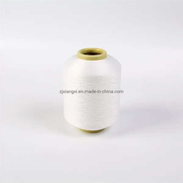 2075 Free Samples Yarn Acy Scy Socking Use Undyed Spandex Polyester Single Covered Yarn