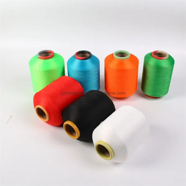 2075 Free Samples Yarn Acy Scy Socking Use Undyed Spandex Polyester Single Covered Yarn