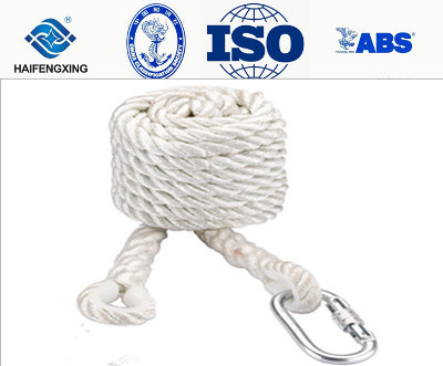 3 Strand Braided White Polyamide Rope UV/ Gl /RS/Dnv/Nk/BV/ABS