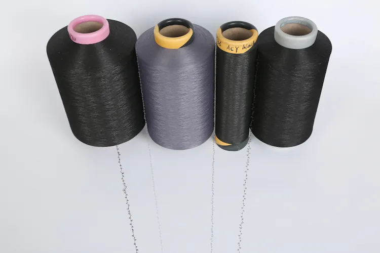 40150 30150 20150 Acy Polyester DTY 150d/48f Cover Spandex Yarn 20d 30d 40d