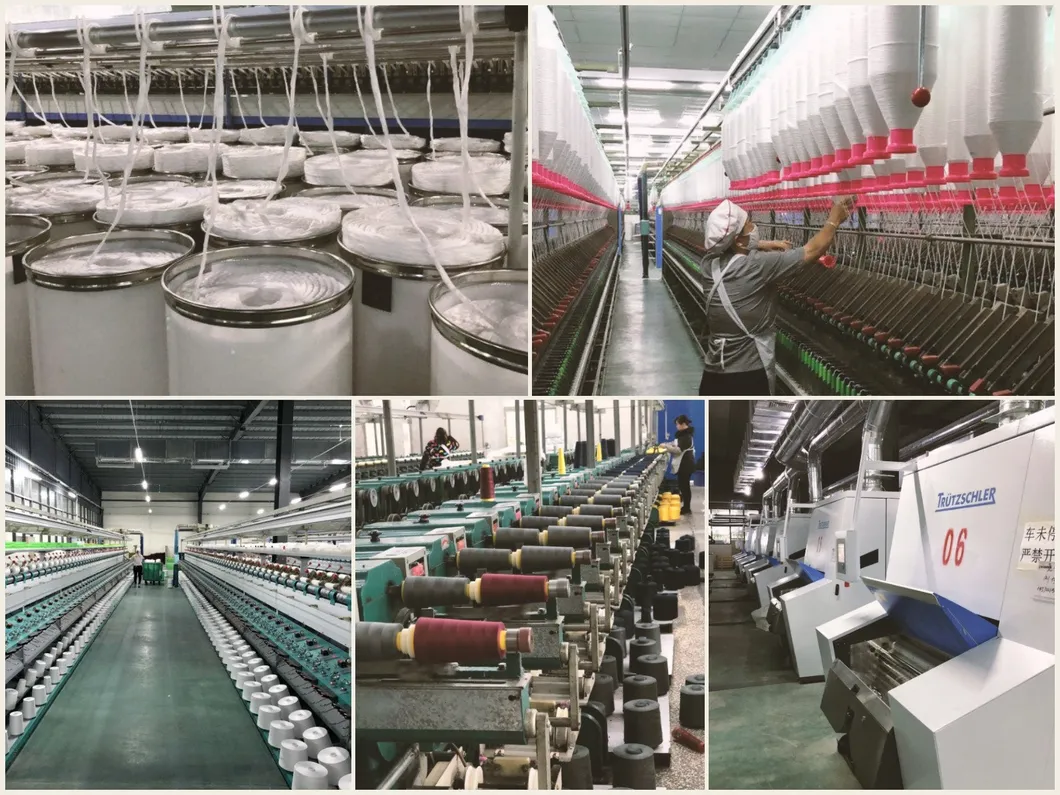 42s/2 45s/2 Raw White 100% Spun Polyester Yarn for Sewing Thread