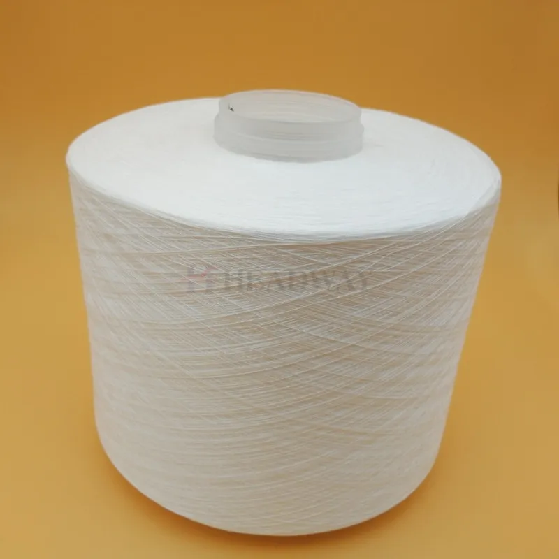 42s/2 45s/2 Raw White 100% Spun Polyester Yarn for Sewing Thread