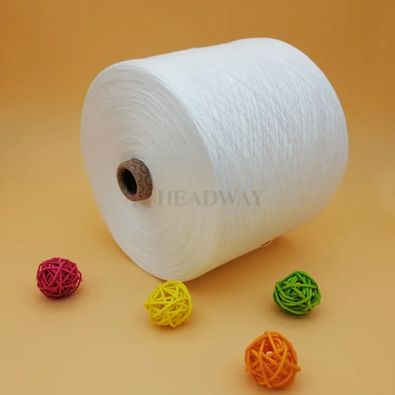 42s/2 45s/2 Raw White 100% Spun Polyester Yarn for Sewing Thread