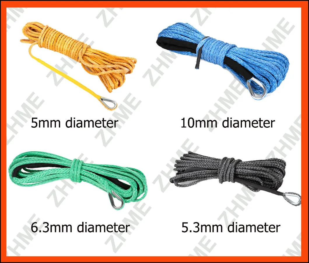 4X4 Synthetic Rope for Offroad Winch