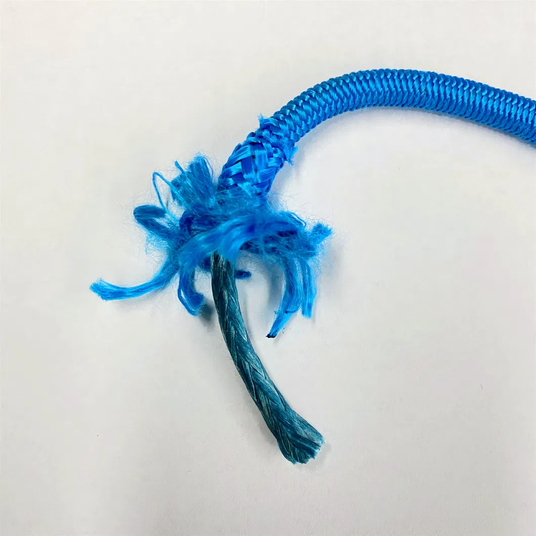 64mm UHMWPE Rope 2200kn Hmpe Cordage Hawser Rigging Rope for Mooring, Towing and Tug Lines, Hoisting and Lifting