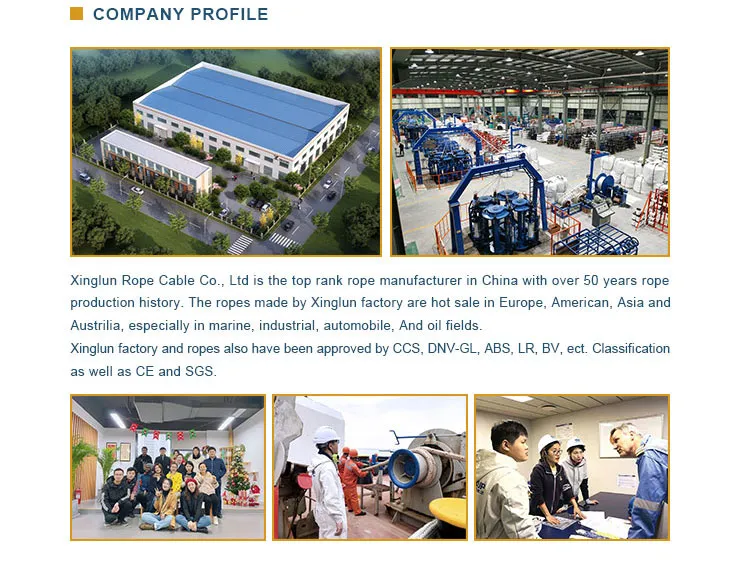 8 Strand Super Quality Nylon/PP/UHMWPE/Hmpe/Polyester Ship Rope Mooring Rope with Lr Certificated