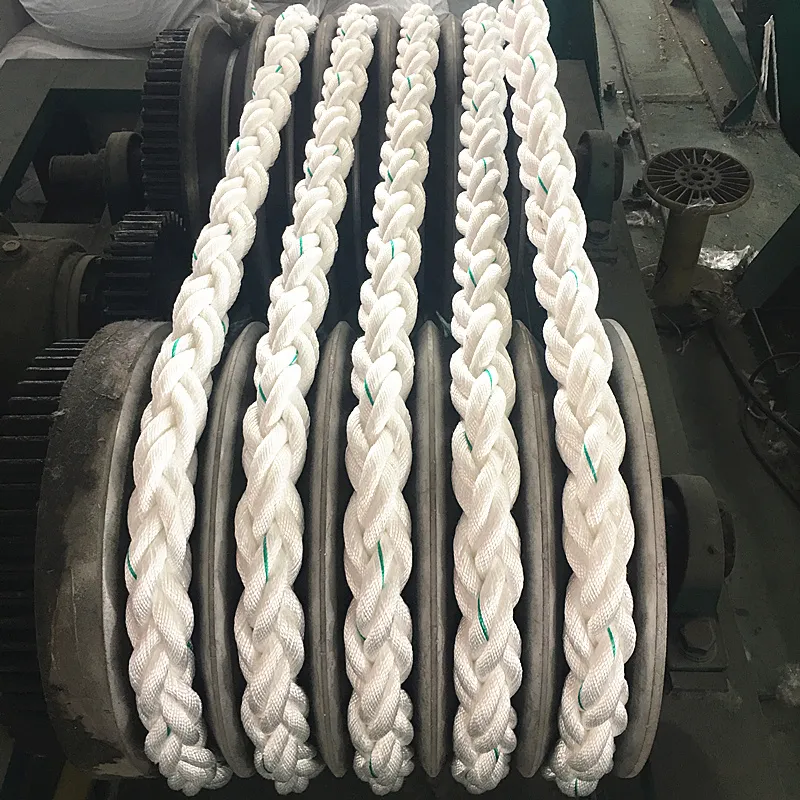 85mm 8 Strand PP Polypropylene Mooring Rope
