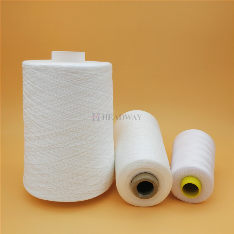 Best Price Super Quality 22s/2 40s/2 42s /2 Raw White 100% Polyester Sewing Thread Manufacture
