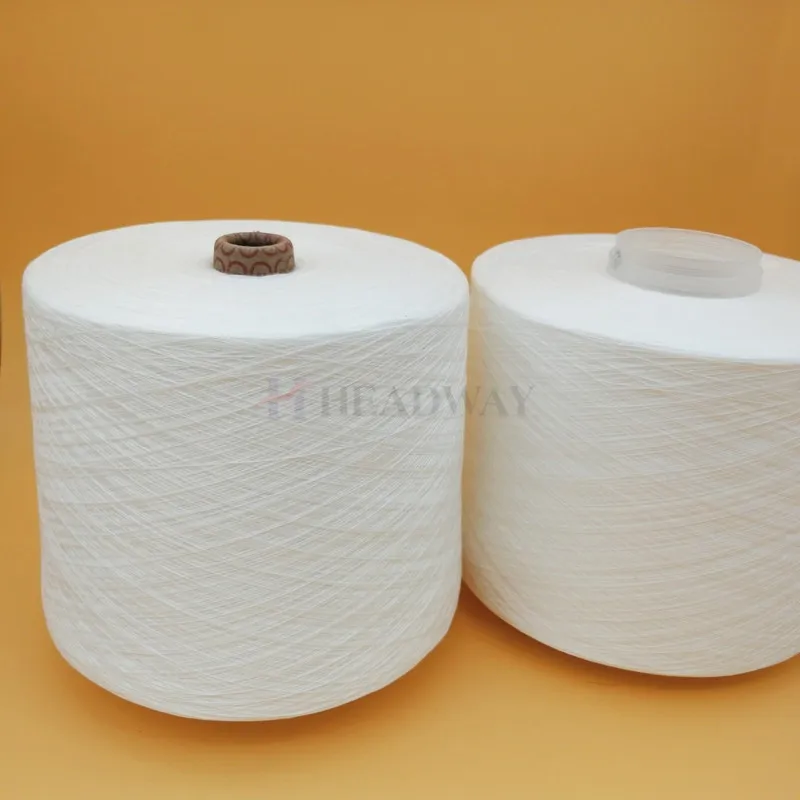 Best Price Super Quality 22s/2 40s/2 42s/2 Raw White 100% Polyester Sewing Thread Manufacture