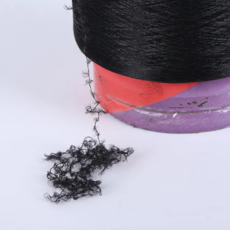 Cheap Price 75D/36f with 40d Spandex Acy Polyester Air Covered Yarn for Knitting