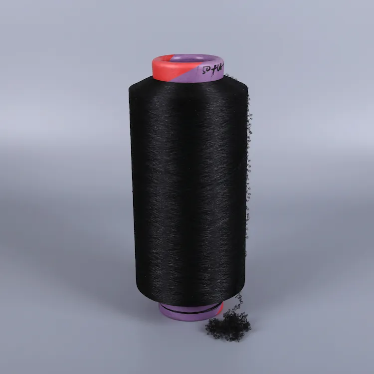 Cheap Price 75D/36f with 40d Spandex Acy Polyester Air Covered Yarn for Knitting