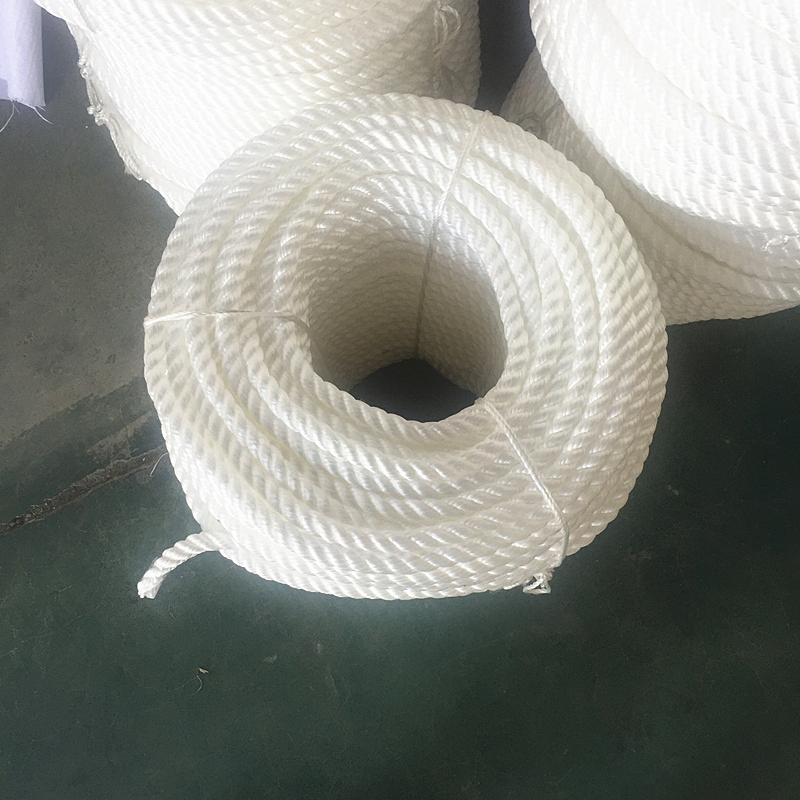 China 6mm-40mm PE PP Polypropylene 3-Strand Twist Rope