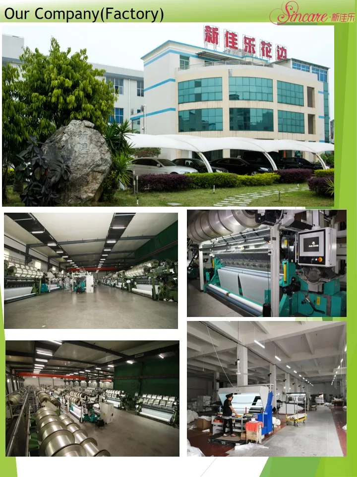 China Hans Manufacturer OEM Beautiful African Organza Lace Fabric