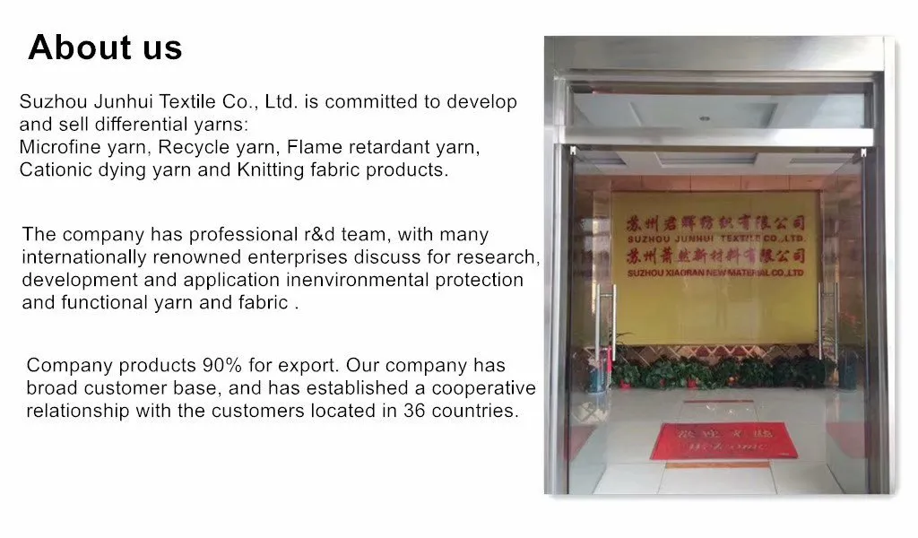 Chinese Factory Raw White 150d/144f Recycled Polyester DTY