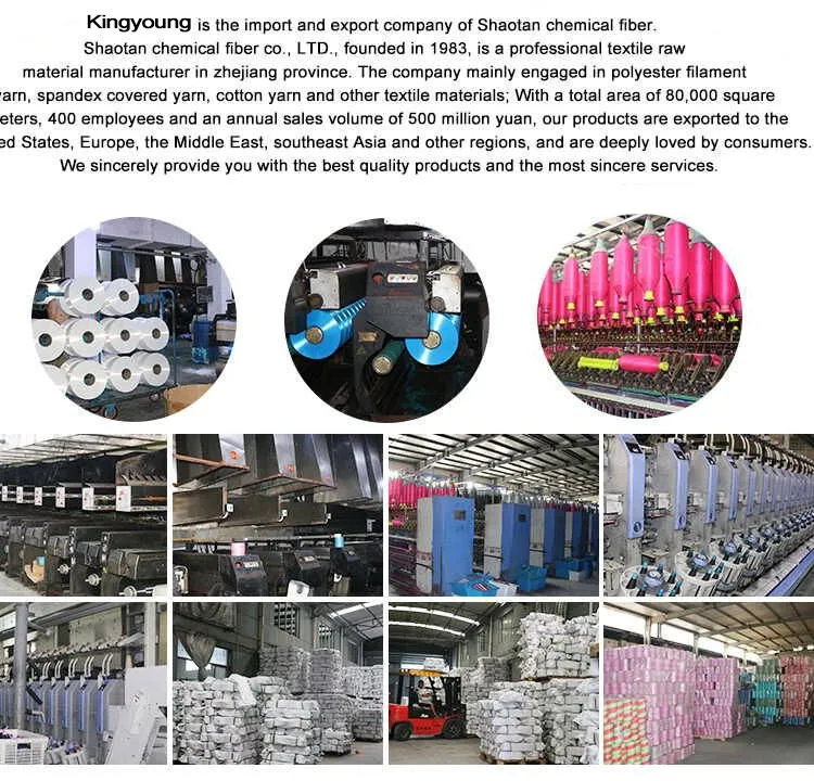 Cotton Knitting Spun Weaving Polyester Yarn 21s