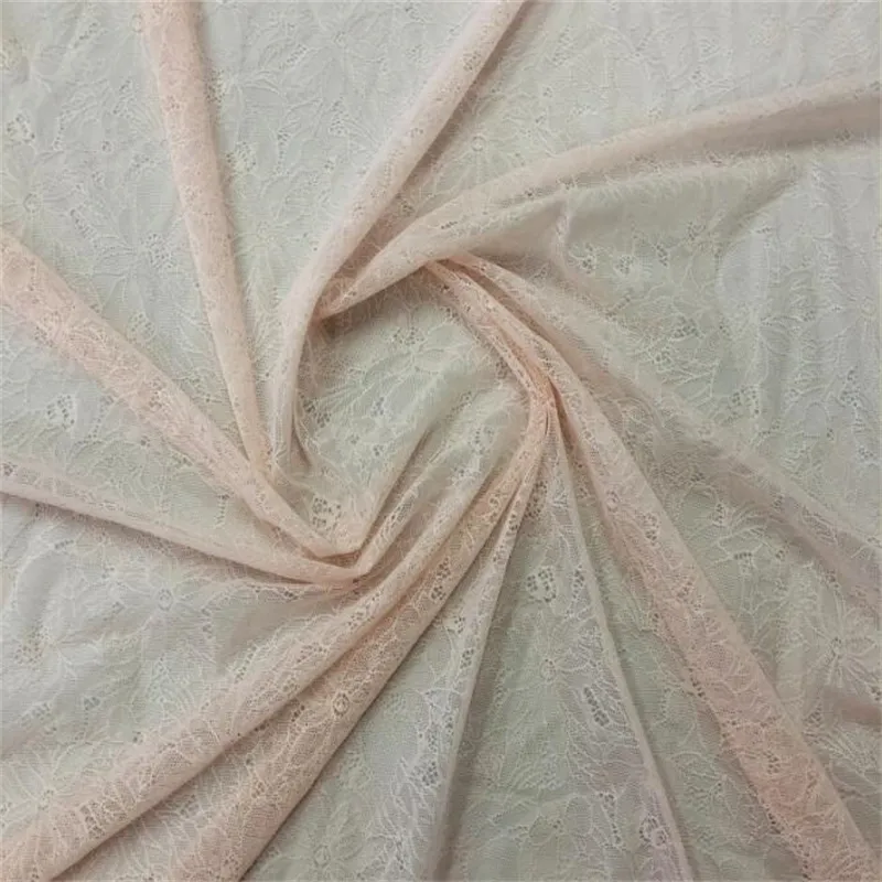 Custom Beautiful Fashion Flowers Stretch Guipure Lace Dress Fabric for Dresses