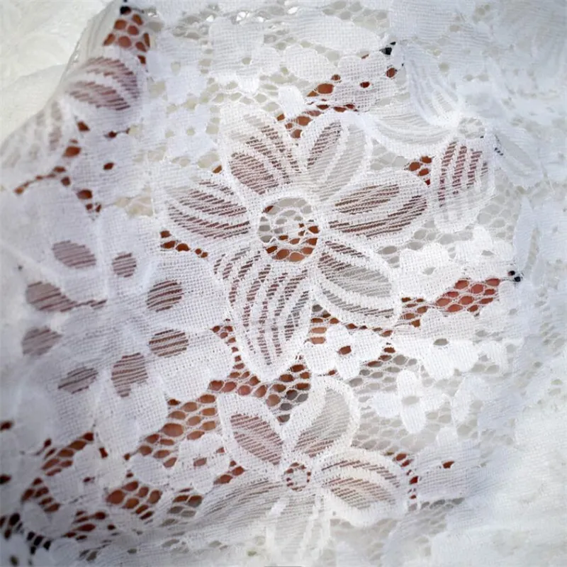 Custom Embroidery Fashion Elegant Glitter Tulle for Women and Frock Design Eyelet Lace Fabric for Dress Making