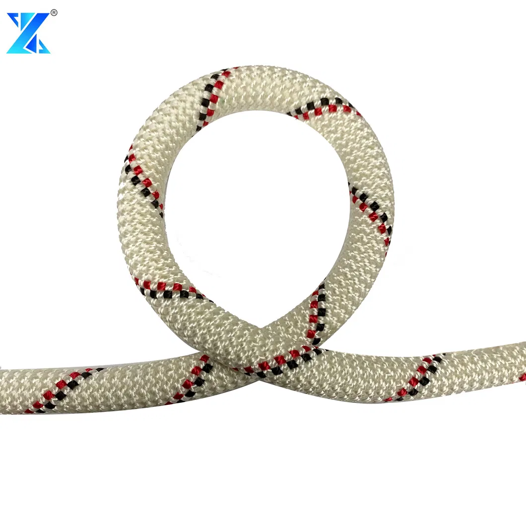 Double Braided Polyester Pulling Rope Anchor Rope with Eye Loop for Marine & Winching 1/2" X 300FT