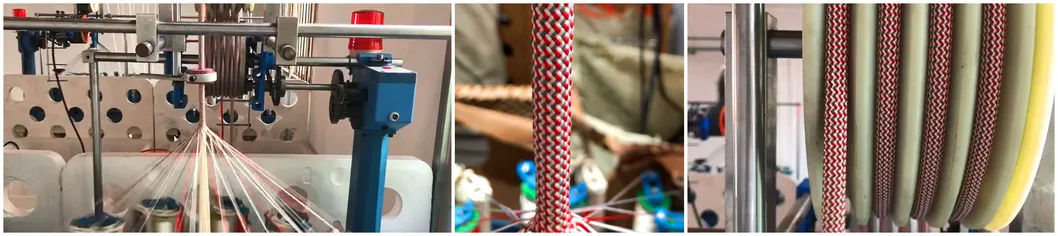 Double Braided Polyester Pulling Rope Anchor Rope with Eye Loop for Marine & Winching 1/2" X 300FT