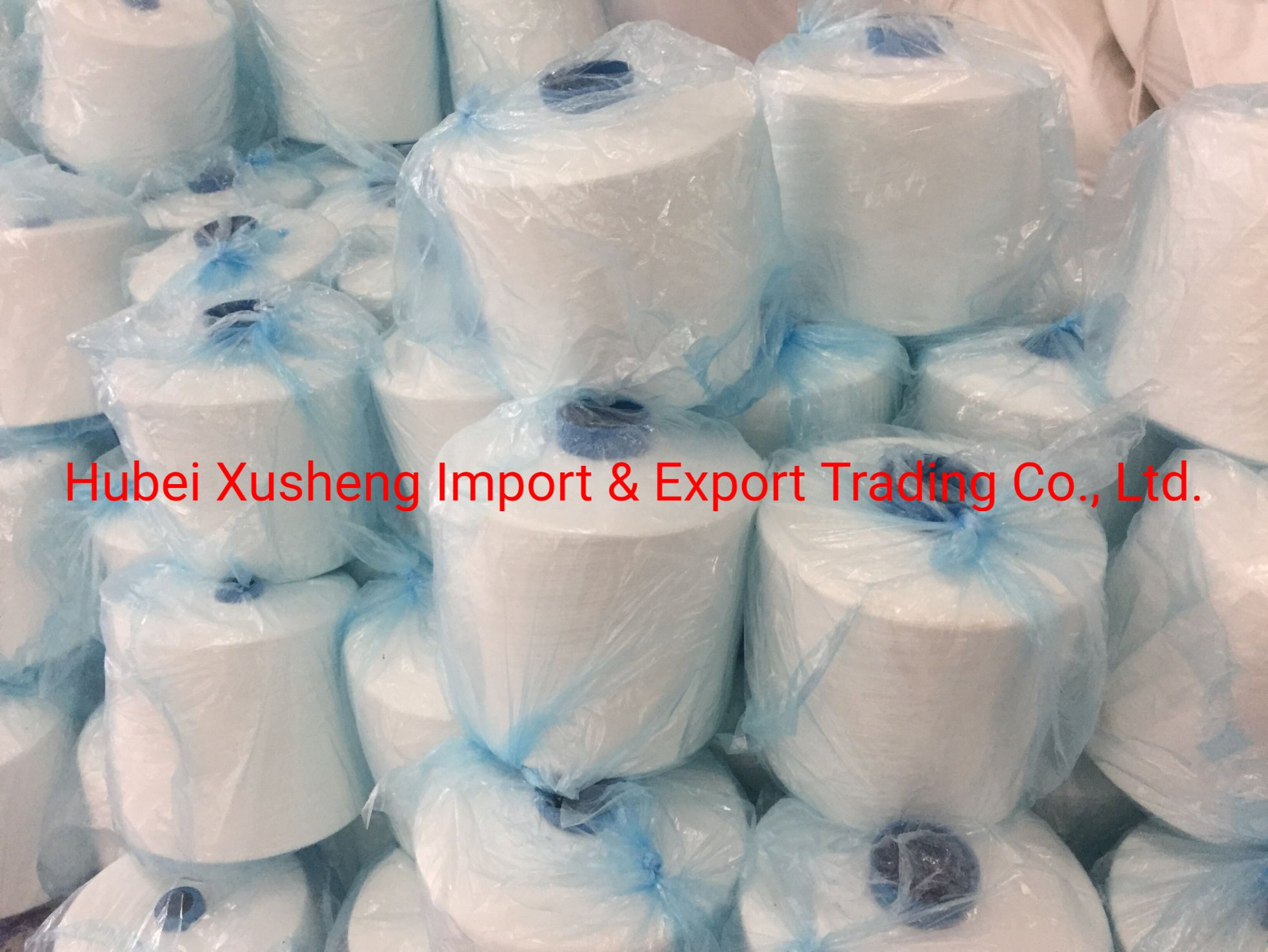 Factory Supply 100% Virgin Polyester Sewing Thread for Knitting 60s/3