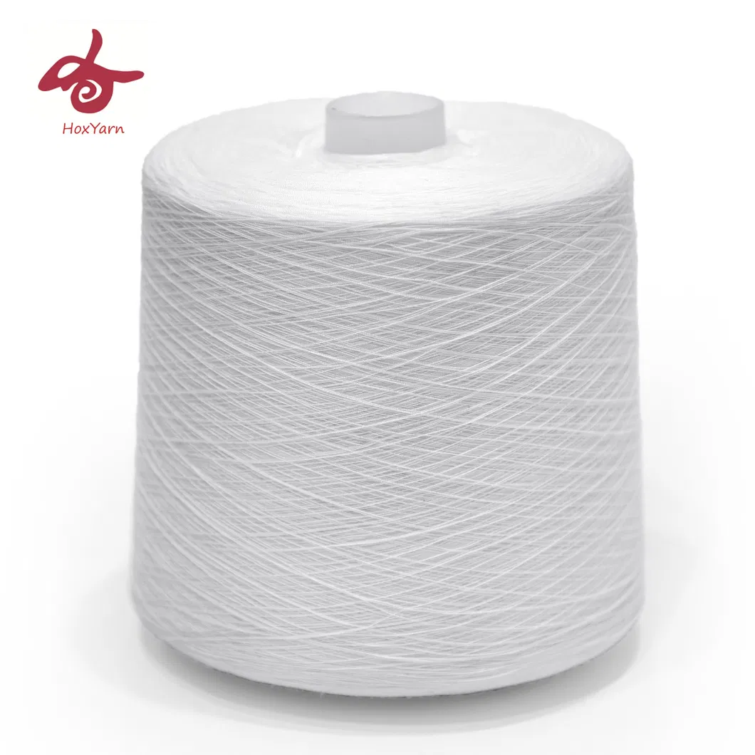 Factory Wholesale 100% Polyester Sewing Thread Ne 40s/2 China Manufaturer Raw White Thread 5000meters 1000meters