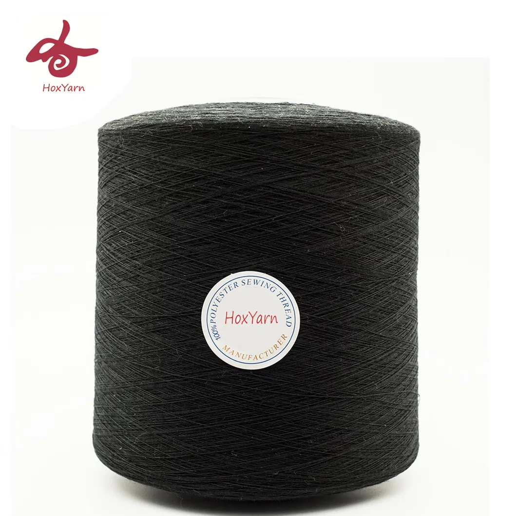 Factory Wholesale 100% Polyester Sewing Thread Ne 40s/2 China Manufaturer Raw White Thread 5000meters 1000meters