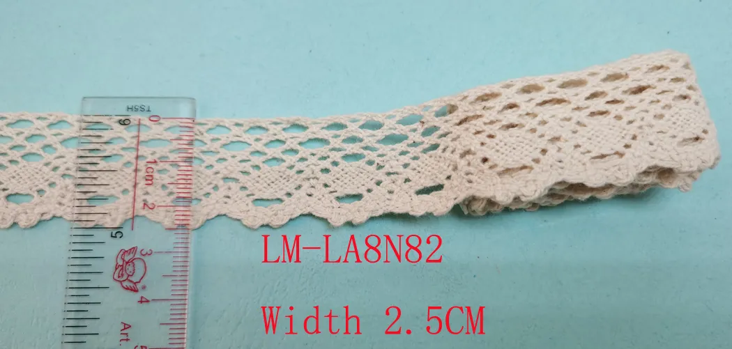 Garment Accessories Color Retail DIY Artic Drawnwork Chemical Lace Trim Woven Wave Small Yarn Lace Purfle Embroidery Crochet 25mm Small Cotton Lace Roll