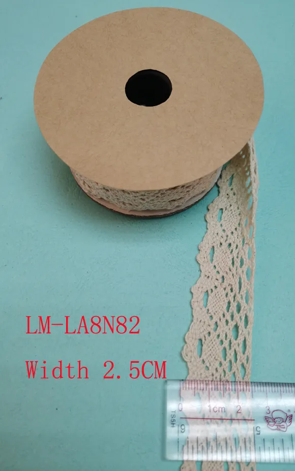 Garment Accessories Color Retail DIY Artic Drawnwork Chemical Lace Trim Woven Wave Small Yarn Lace Purfle Embroidery Crochet 25mm Small Cotton Lace Roll