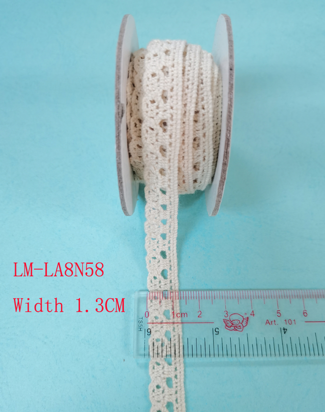 Garment Accessories Color Retail DIY Artic Trimming Chemical Lace Trim Weaving Wave Small Yarn Lace Purfle Embroidery Crochet 1cm 2cm Cotton Lace Roll