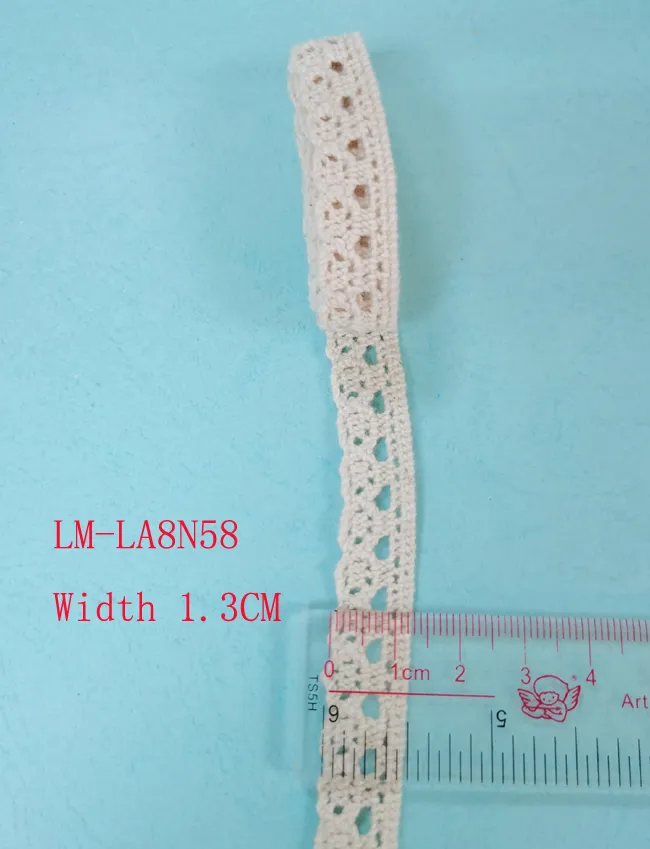 Garment Accessories Color Retail DIY Artic Trimming Chemical Lace Trim Weaving Wave Small Yarn Lace Purfle Embroidery Crochet 1cm 2cm Cotton Lace Roll