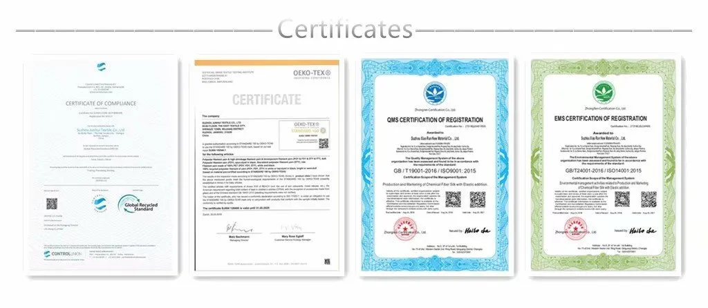 Good Color Fastness AA Grade 150d/144f Black Polyester DTY