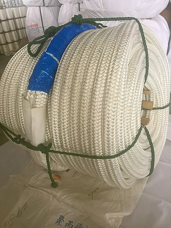 Haifeng Hot-Sale Double Braided 24 Strand Polyester Rope, Marine Rope