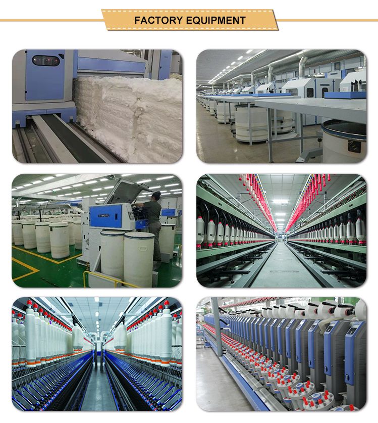 High Quality 30s 32s 40s Polyester Spun Yarn Dope Dyed Black