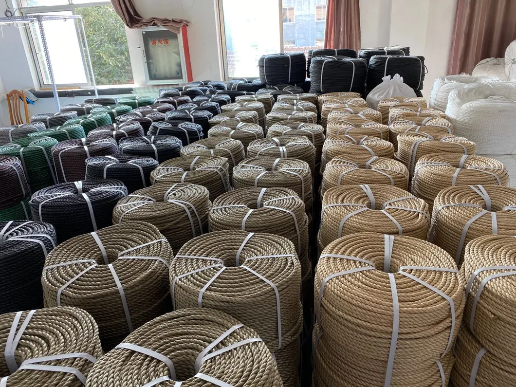 High Quality 4mm 6mm Jute Sisal Rope for Shipping Application