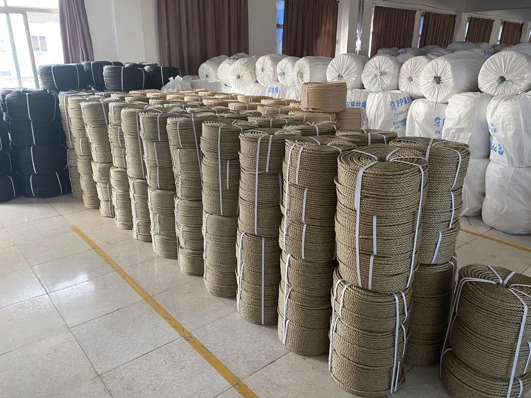 High Quality 4mm 6mm Jute Sisal Rope for Shipping Application