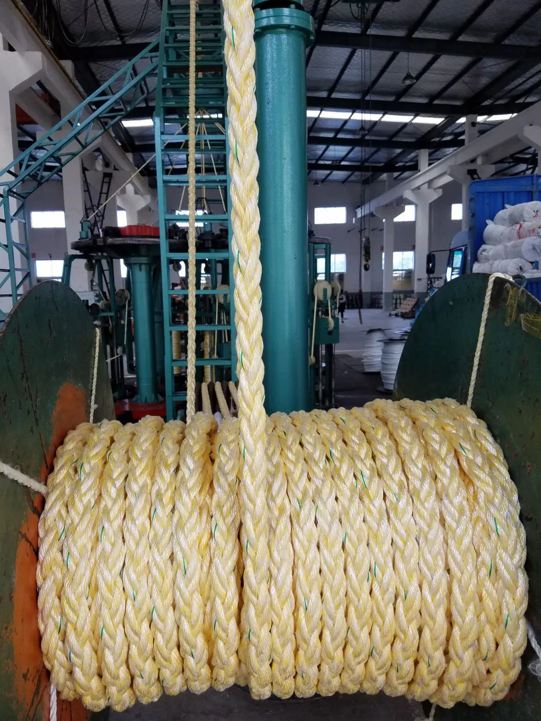 High Quality 8 Strand Mixed PP/Pet Mooring Rope Use on Ship with ABS/CCS/Lr/Dnv Certificates