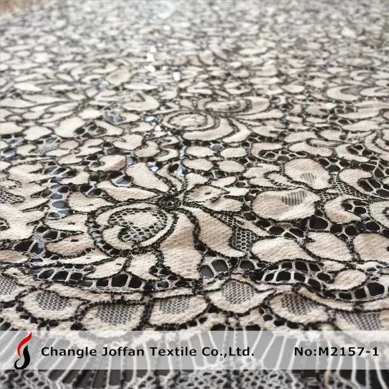 High Quality Blace Cord Lace Fabric (M2157-1)