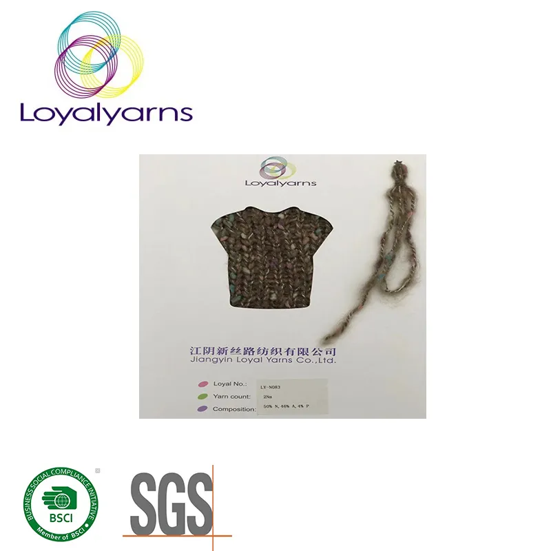 High Quality Super Anti-Pilling Nylon/Acrylic/Polyester Yarn with Low Price Ly-N083