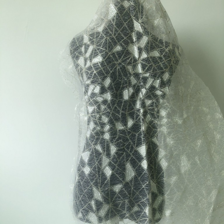 High Shiny Glitter and Sequin Tulle Fabric for Bridal Dress